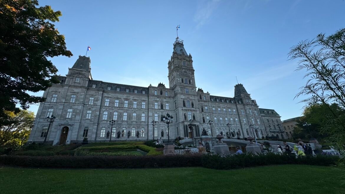 Facade de Assemblee nationale du Quebec a Quebec
