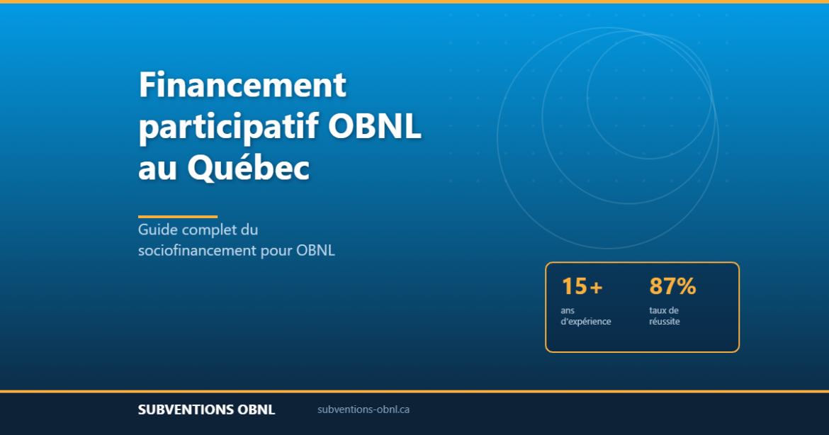 Guide du financement participatif pour les OBNL au Québec